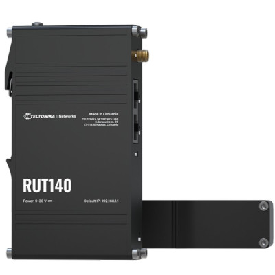 Teltonika RUT140 Modbus Router for secure network segmentation, 2 fast ethernet ports, WiFi, RMS compatible